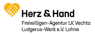 Logo Herz & Hand, Freiwilligen-Agentur LK Vechta, Ludgerus-Werk e.V. Lohne